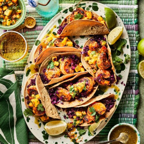 Taco met cajun garnalen miljuschka