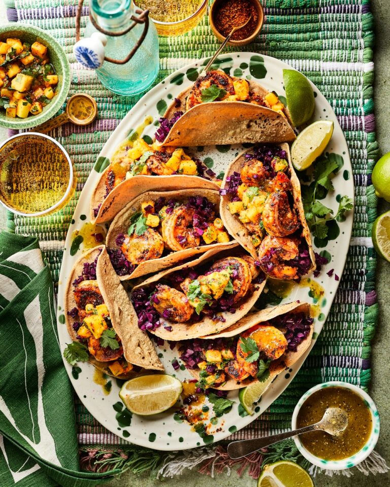 Taco met cajun garnalen miljuschka