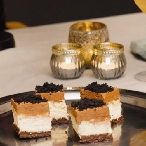 Chocolademouse cheesecake bars