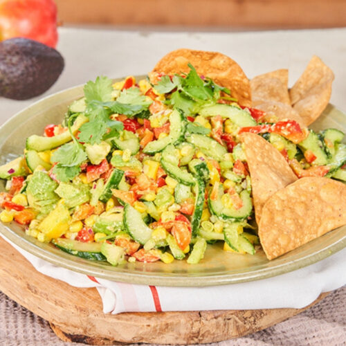 Crunchy komkommersalade