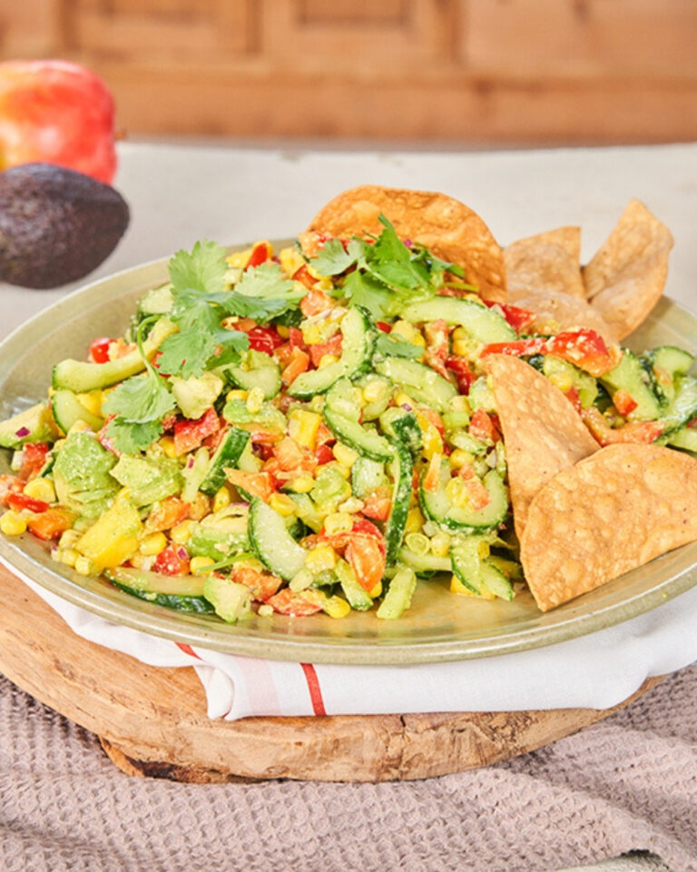 Crunchy komkommersalade