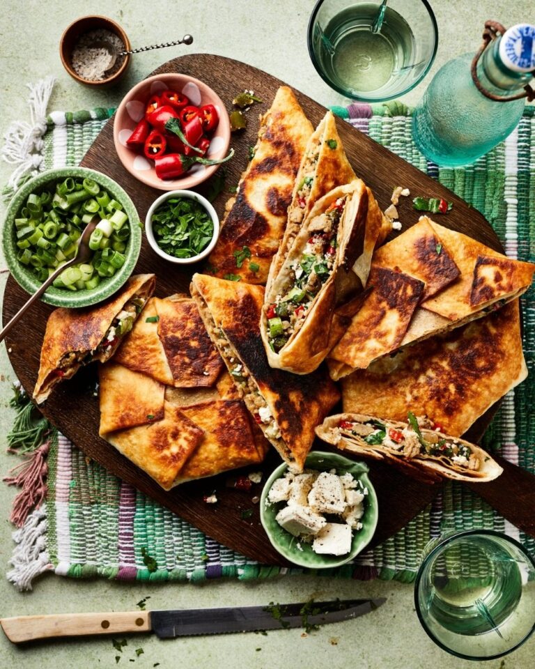 Crunchy wrap met kipgehakt