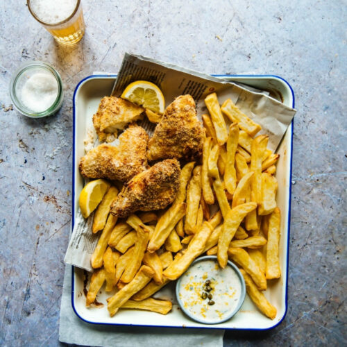 Fish and chips uit de airfryer