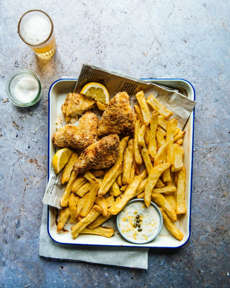 Fish and chips uit de airfryer