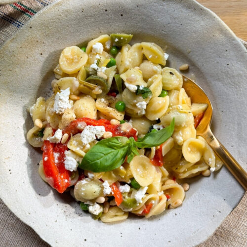 Food Orrechhietta met feta