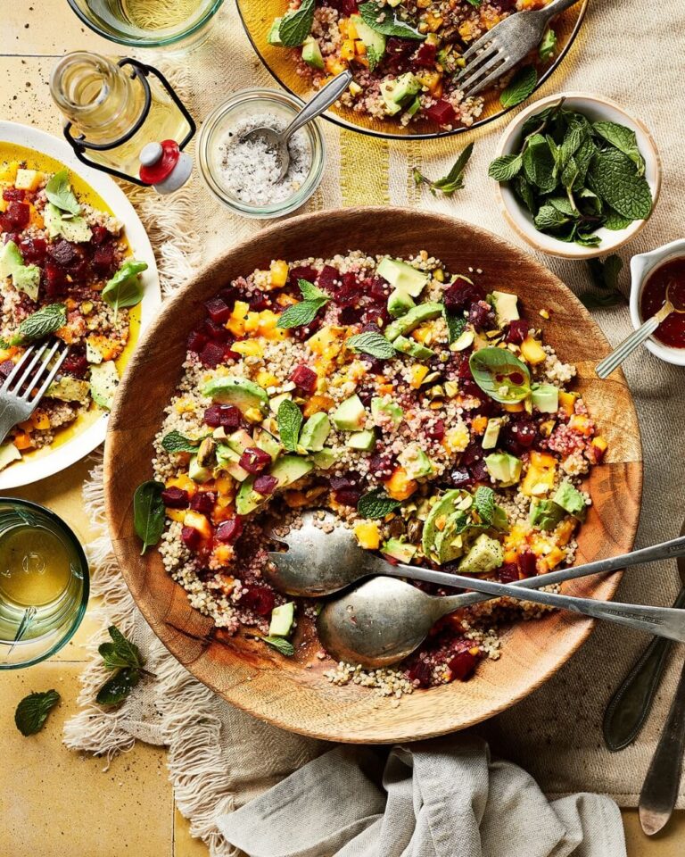Quinoa salade uit de voorraad kast