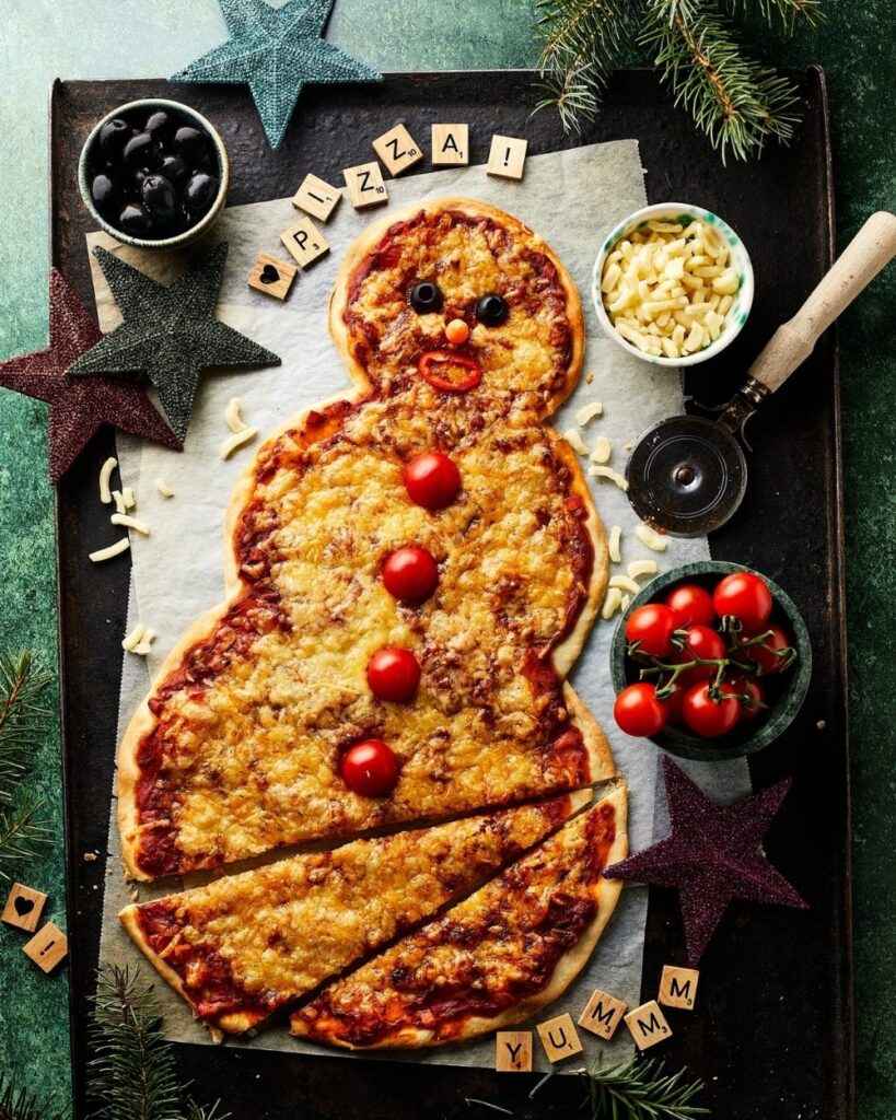 Sneeuwpop pizza miljuschka