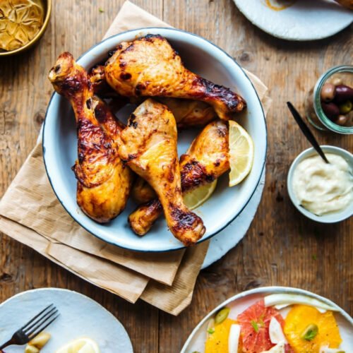 Spaanse kipdrumsticks uit de Airfryer