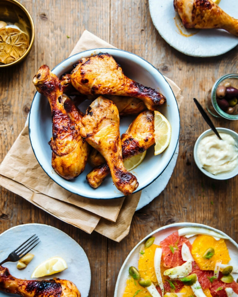Spaanse kipdrumsticks uit de Airfryer