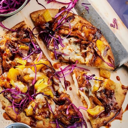Vaderdagpizza met pulled chicken