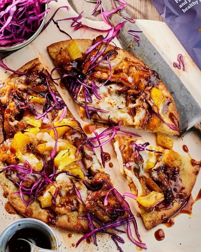 Vaderdagpizza met pulled chicken