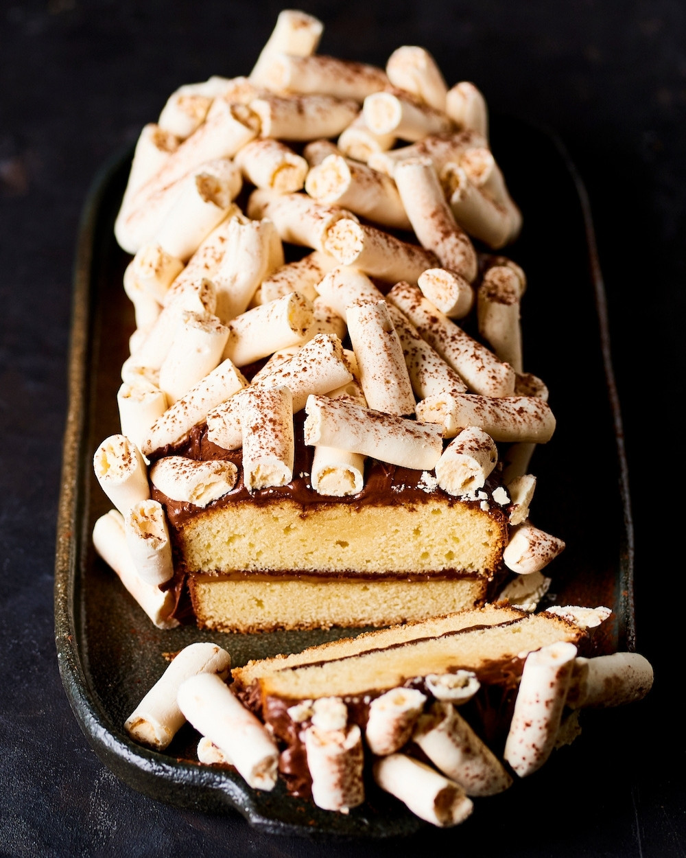 Buche met karamel en chocolade Buche met karamel en chocolade