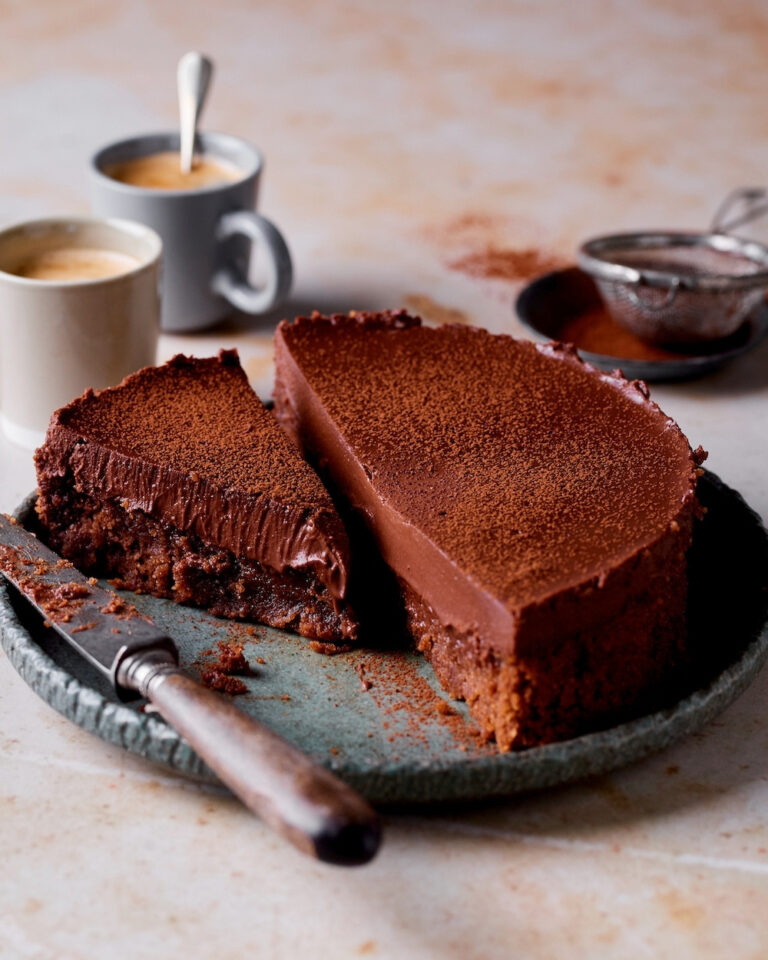 Glutenvrije chocoladecake met ganache