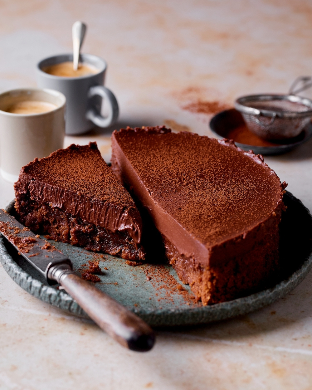 Glutenvrije chocoladecake met ganache Glutenvrije chocoladecake met ganache