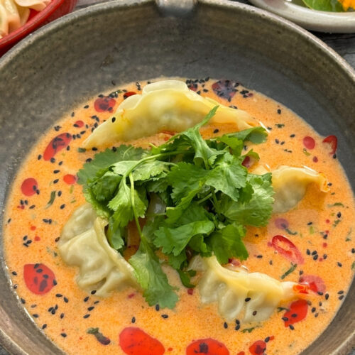 Gyoza soep