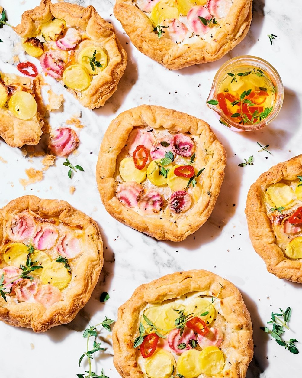 Hartige bieten galettes Hartige bieten galettes