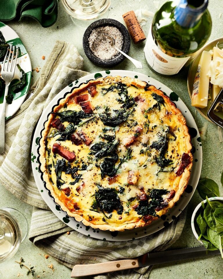 Spinazie quiche