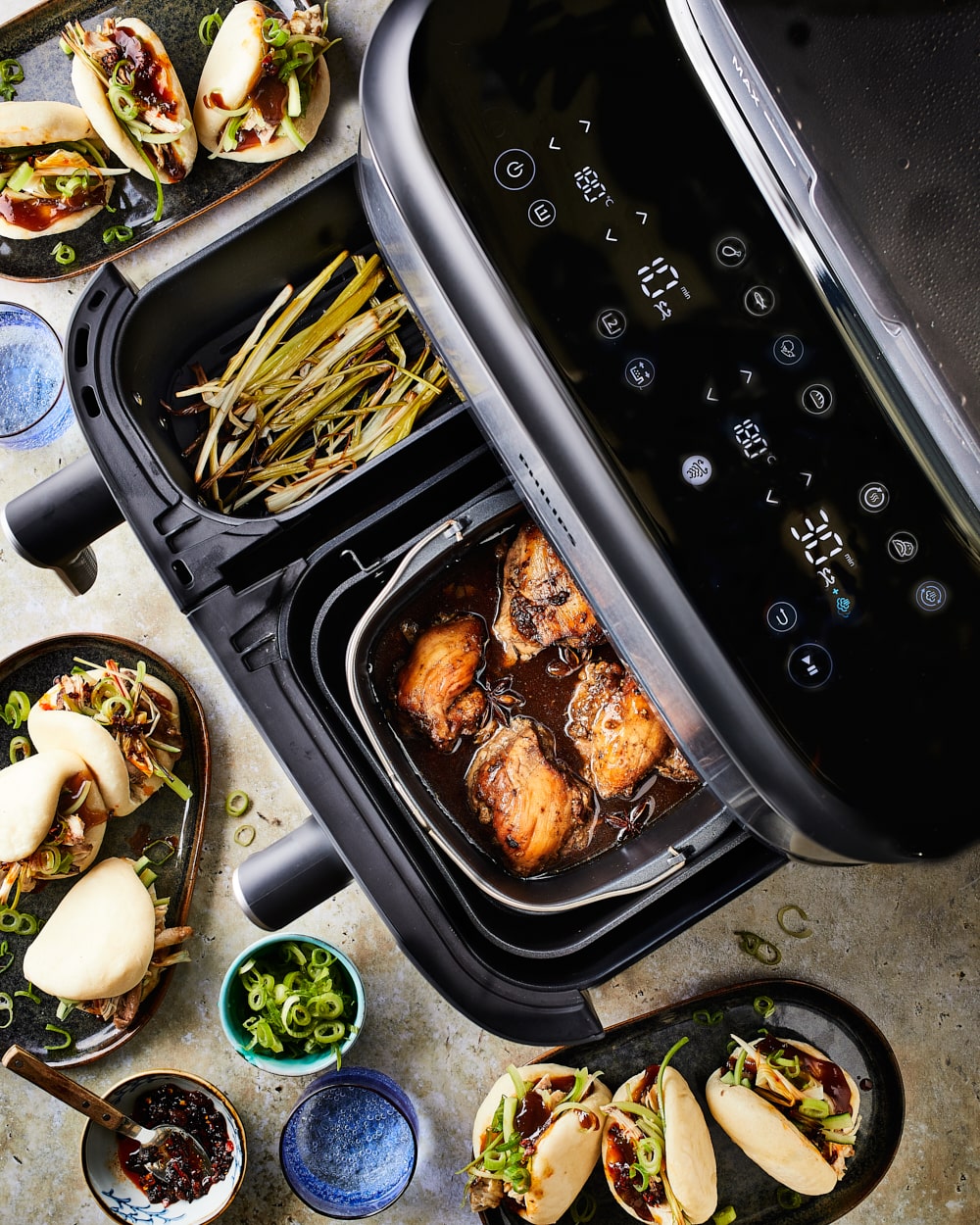 Bao buns pulled chicken miljuschka
