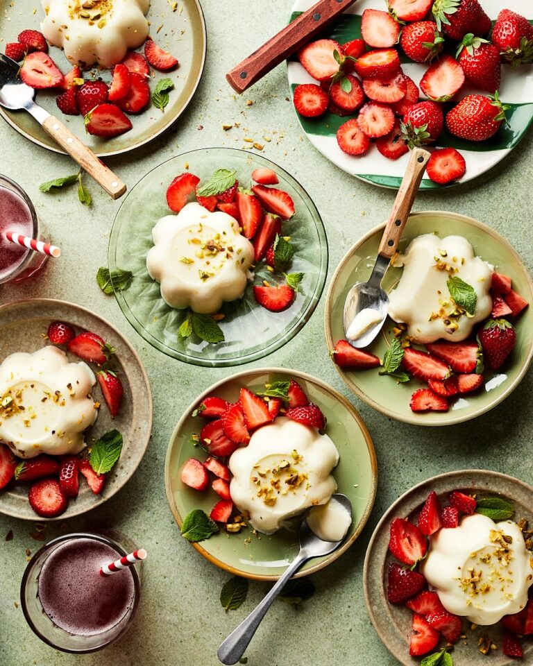 Panna cotta aardbei miljuschka