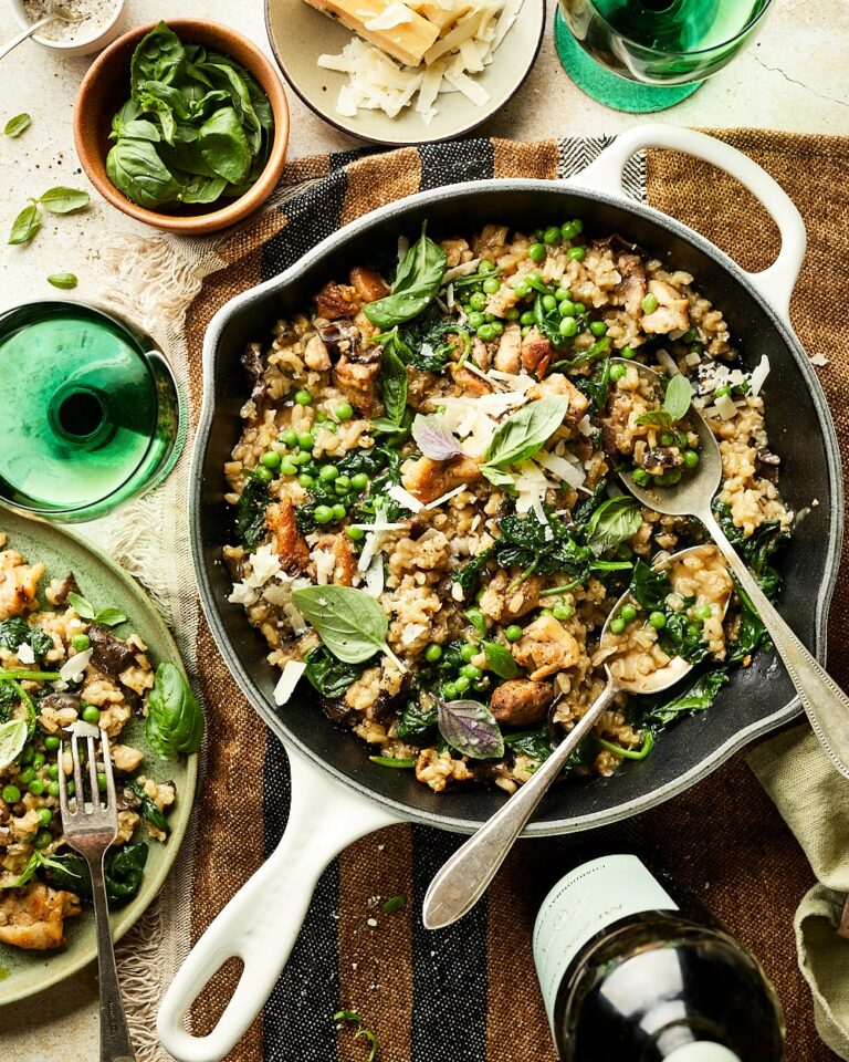 Risotto met paddenstoelen miljuschka
