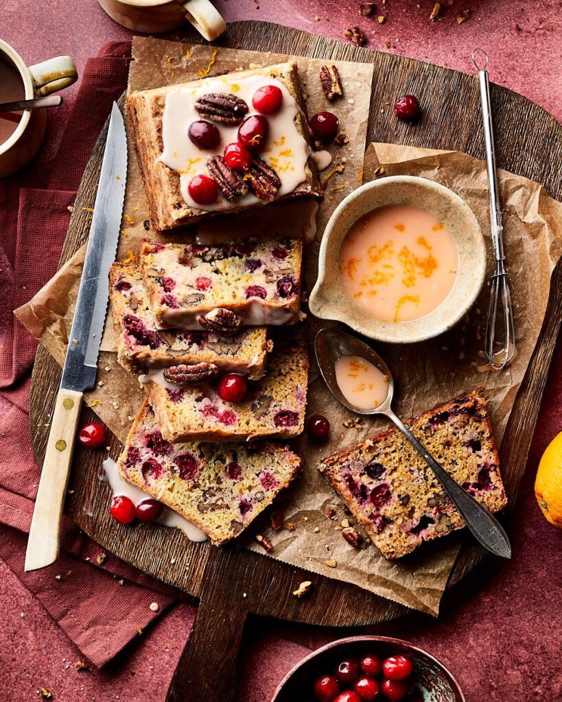7. Vegan kerstmenu Cake met cranberry's miljuschka