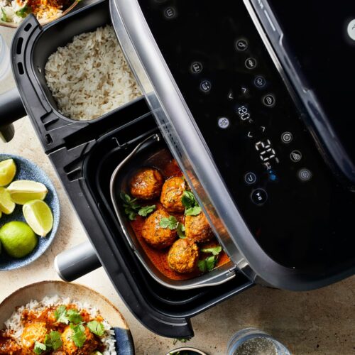 Curry uit airfryer miljuschka