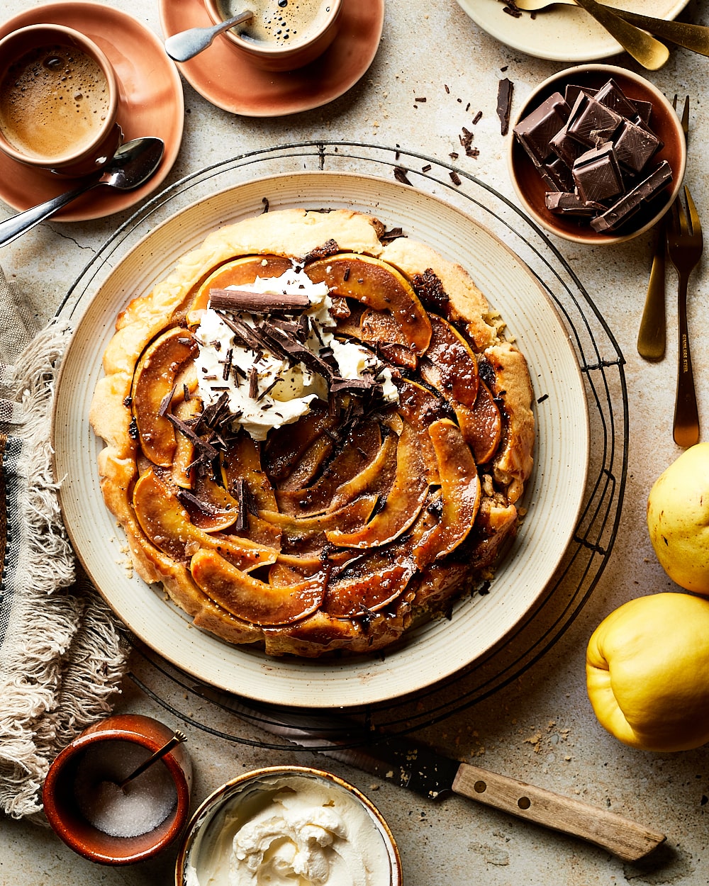 Kweepeer tarte tatin miljuschka Kweepeer tarte tatin miljuschka