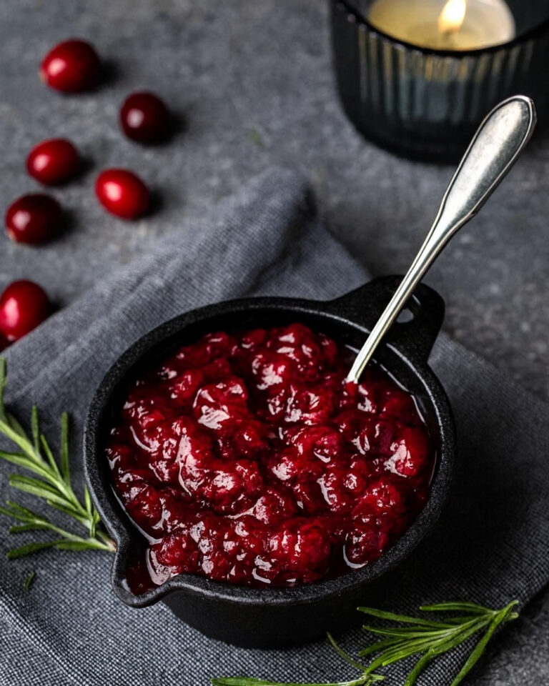 Cranberry compote