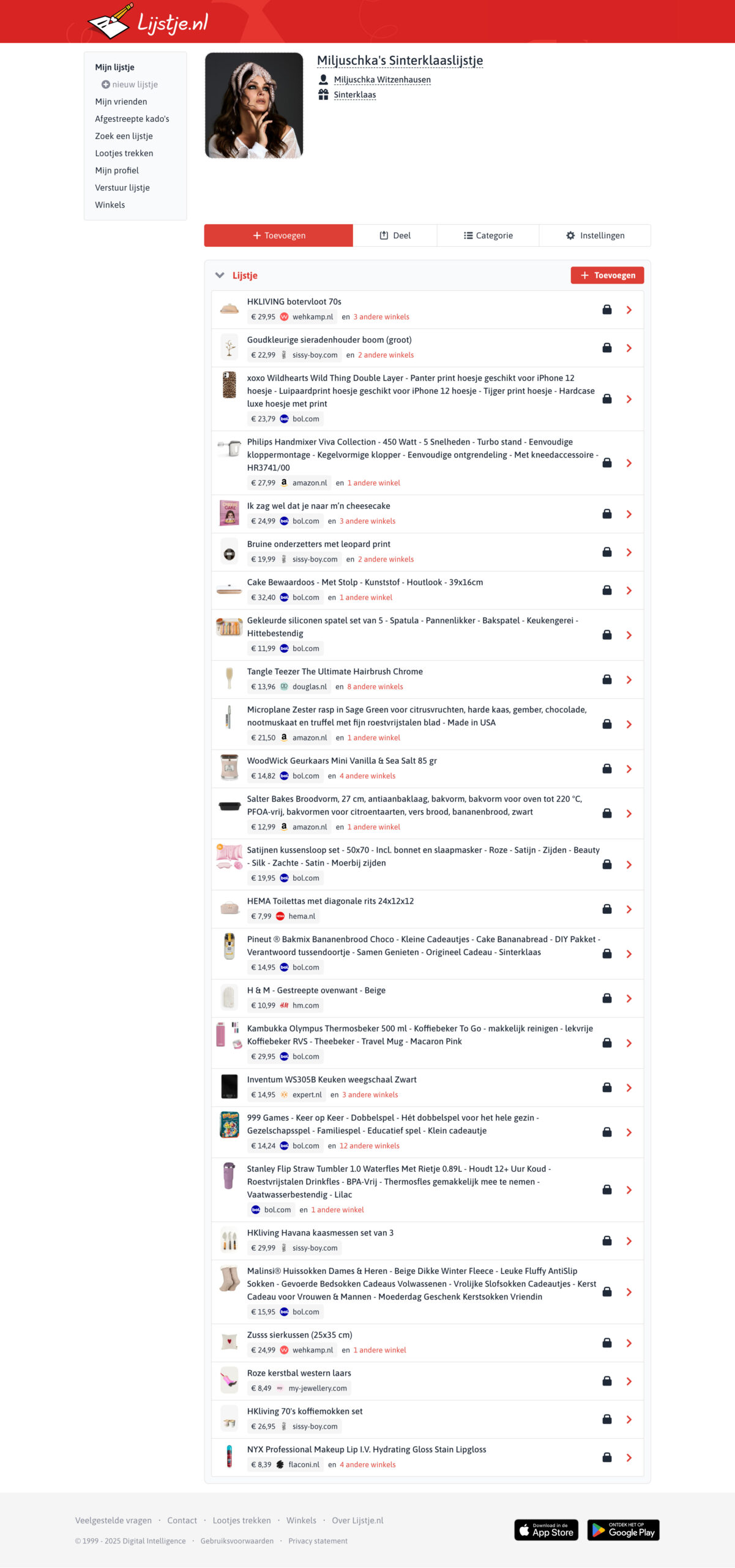 Lijstje nl Miljuschka sinterklaaslijstje Lijstje nl Miljuschka sinterklaaslijstje