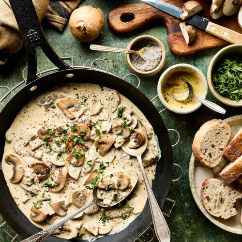 Champignonsaus miljuschka