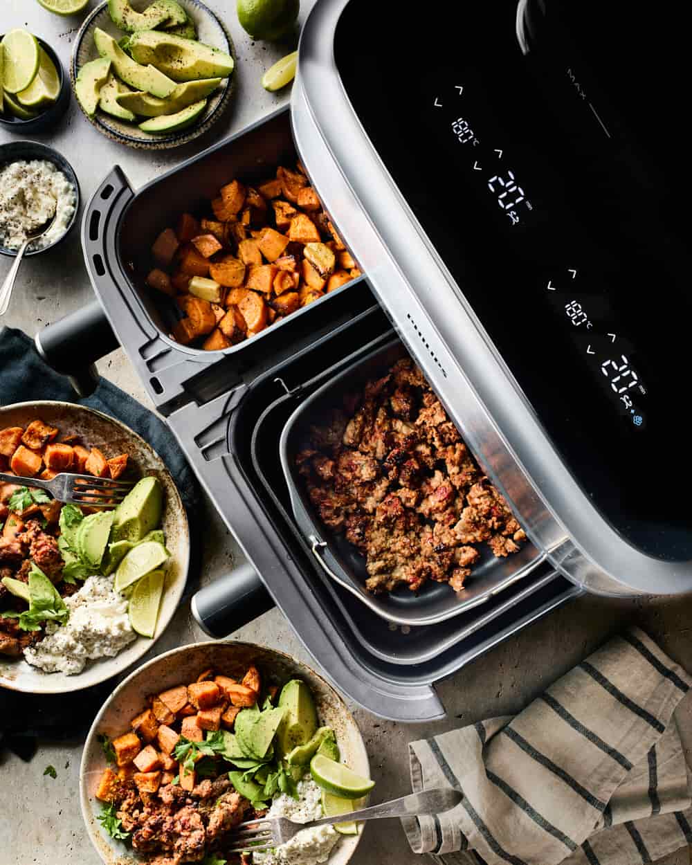 Airfryer Proteine bowl miljuschka Airfryer Proteine bowl miljuschka