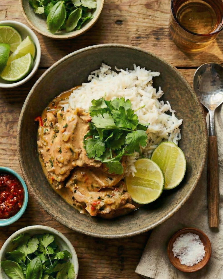 Kip kokos limoen curry top