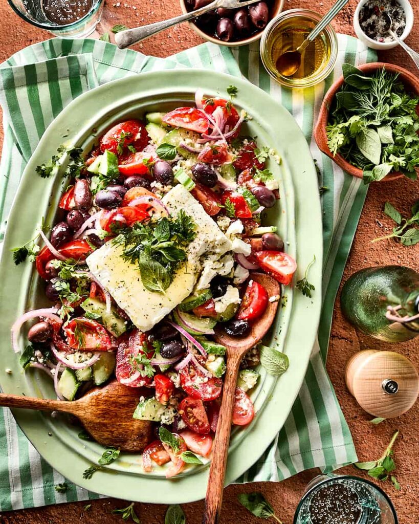 GRIEKSE SALADE Griekse salade Miljuschka