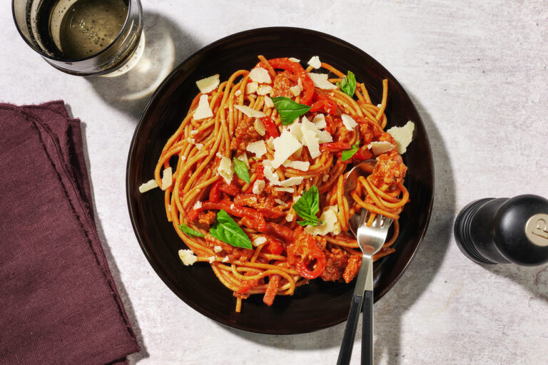 Creamy Chicken Tagliatelle with Guanciale