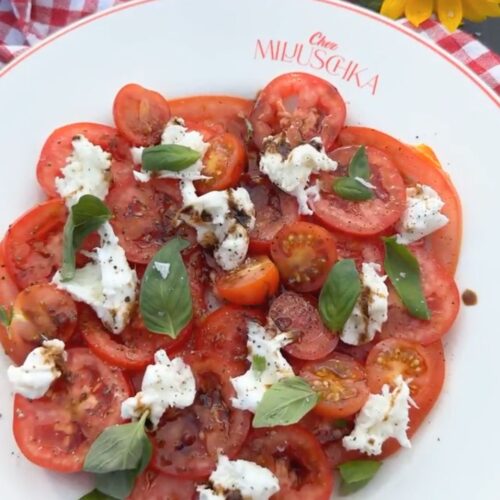 salade caprese recept