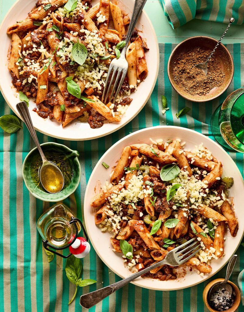 Miljuschka Hellofresh Bolognese pasta kinder recepten