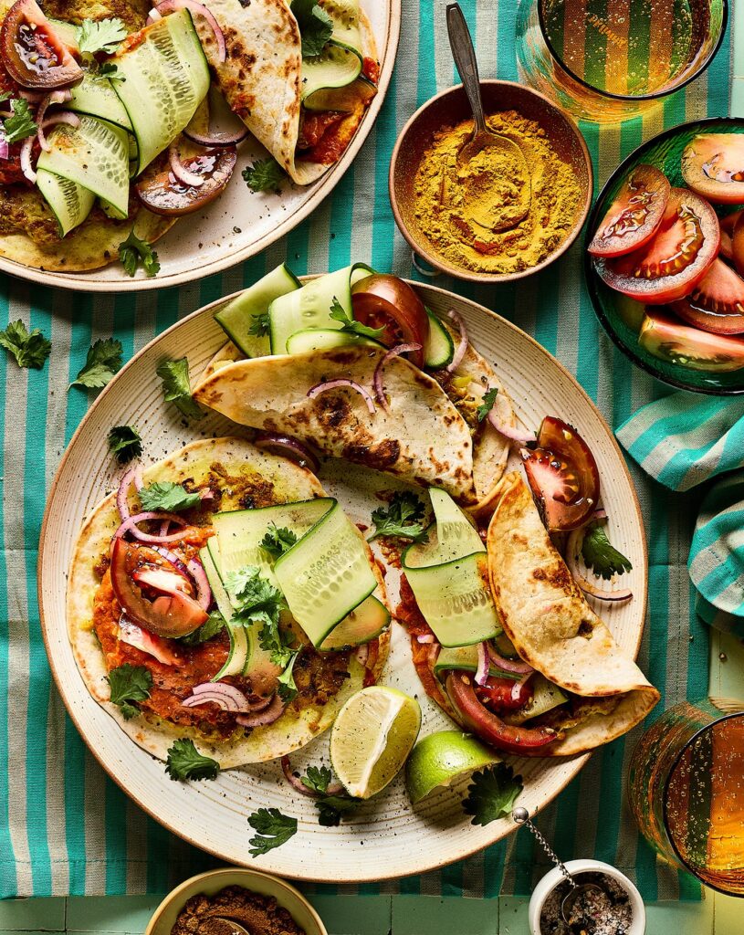 Butter chicken taco weekmenu miljuschka
