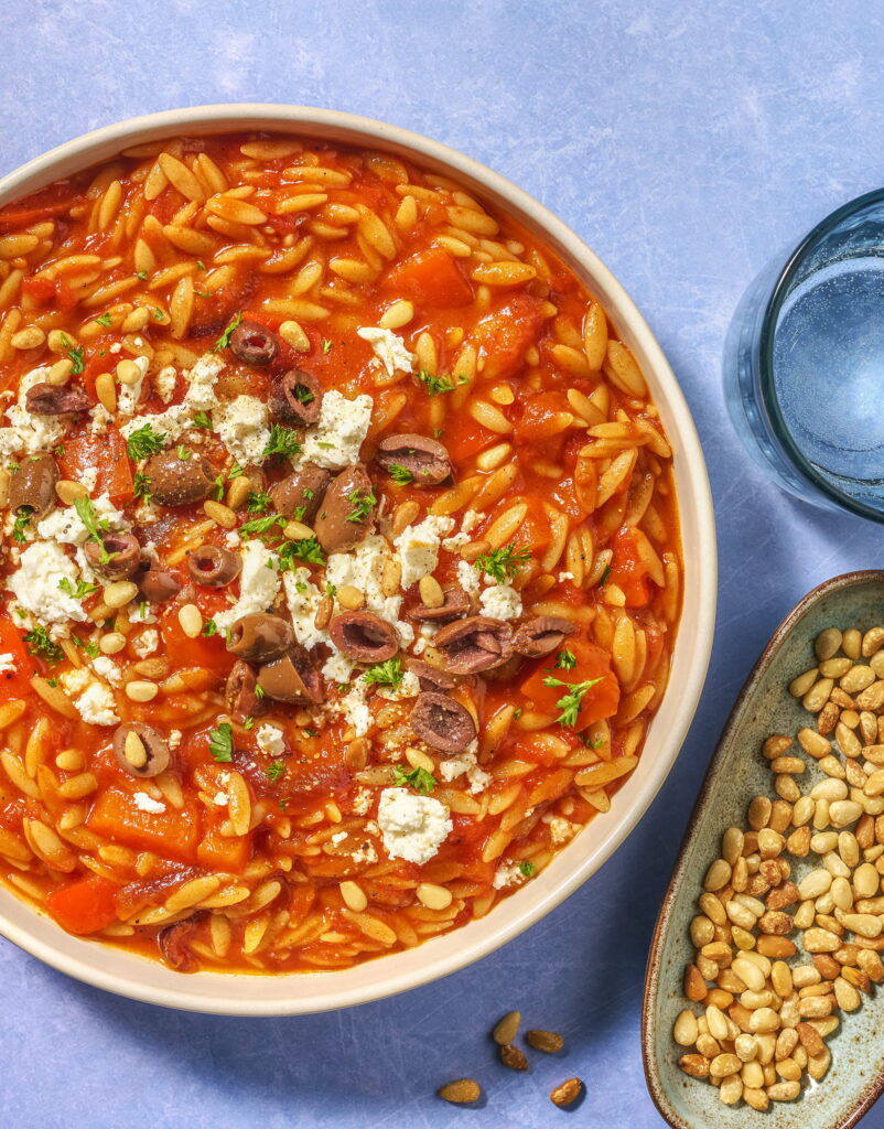 Griekse stijl orzo weekmenu miljuschka